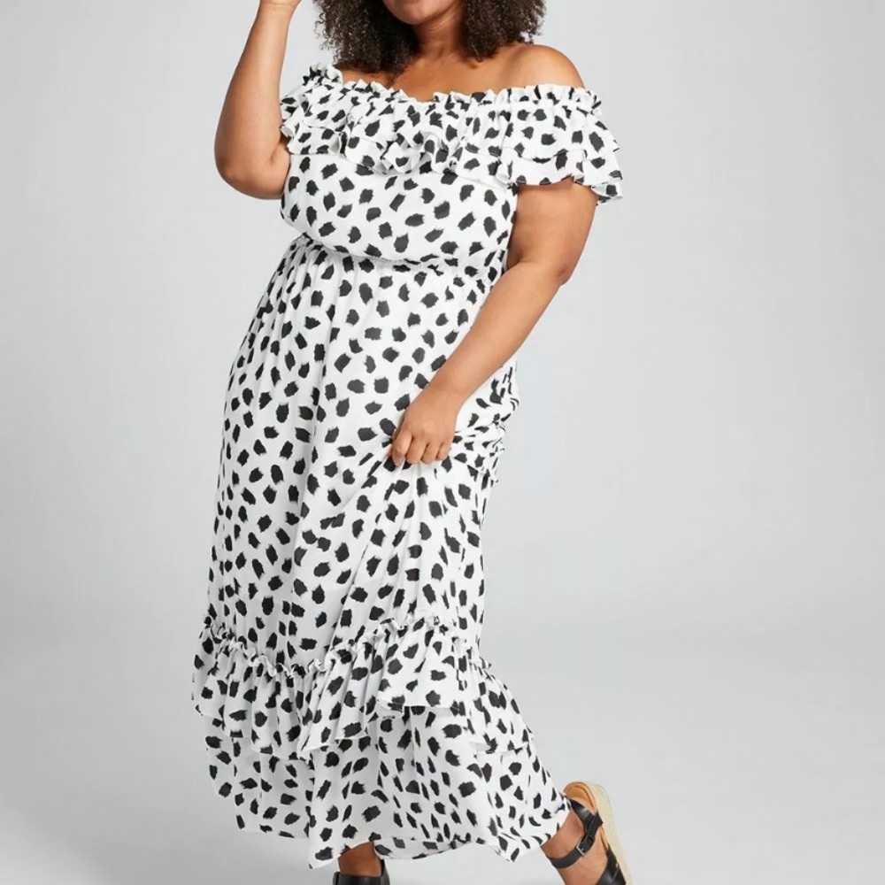 NWT Lane Bryant Beauticurve rare brushstroke dress - Picture 2 of 7